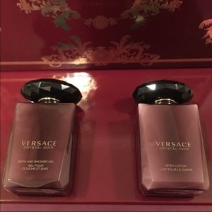 New Versace Crystal Noir Body Lotion & Shower Gel